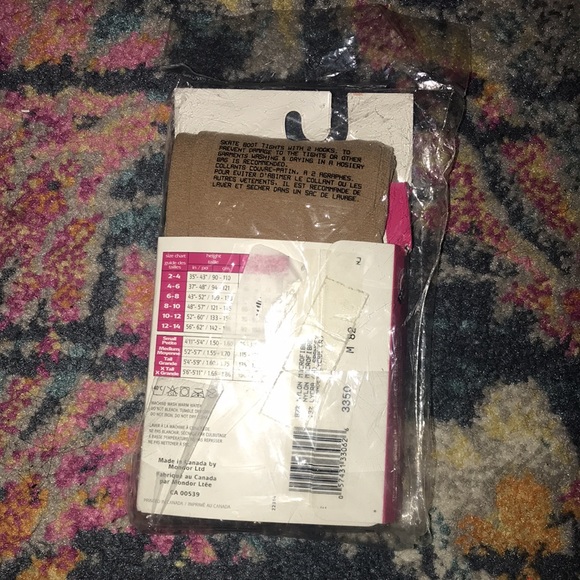 NWT Mondor 3350 Over The Boot Tights In Suntan - Picture 5 of 6